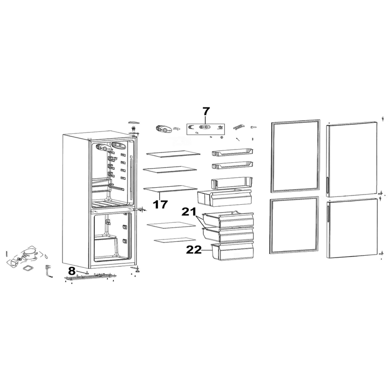 Sealey Freezer Lower Drawer