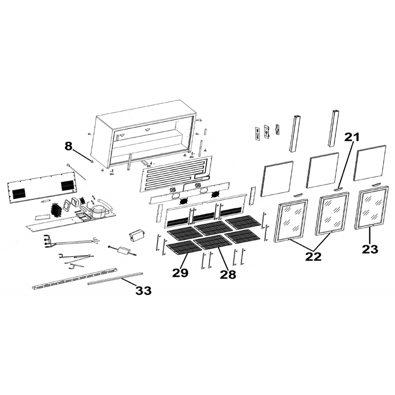 Sealey Outer Shelf
