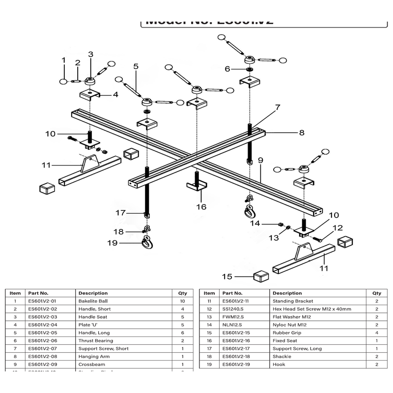 Sealey Handle (Long)