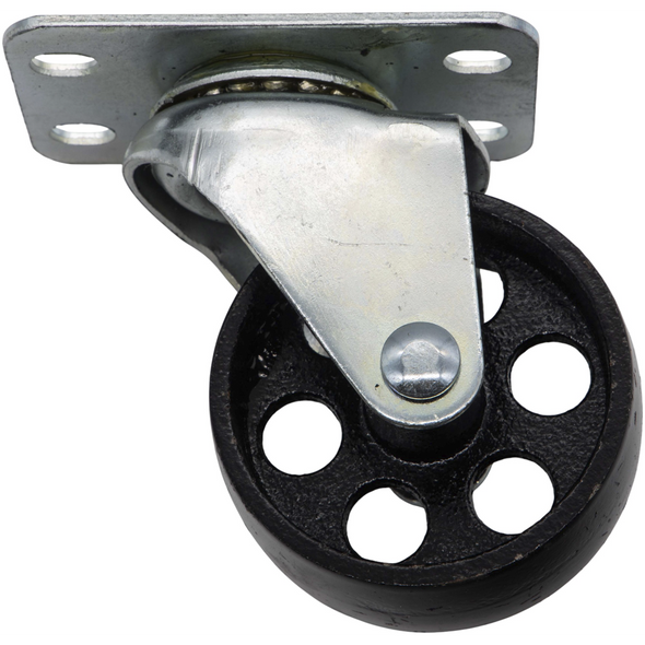 Sealey Wheel, Swivel Castor, 4-Bolt Fixing, 3"