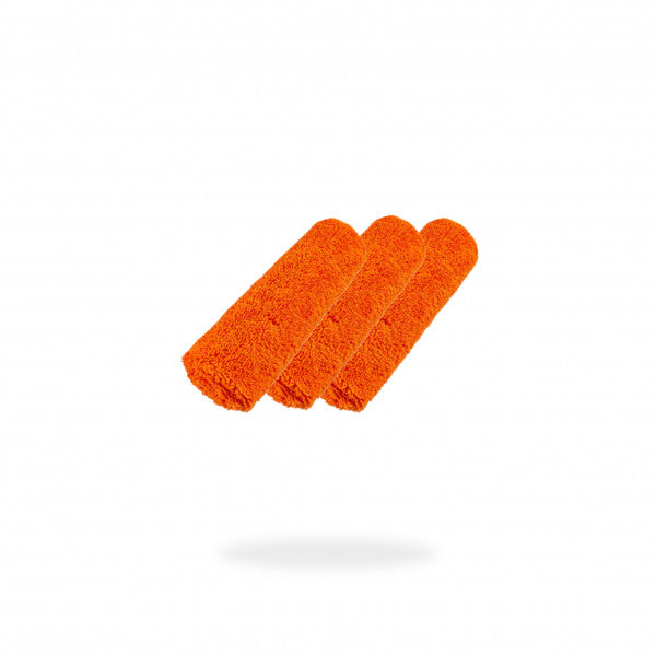 Fibre King Orange Duplex Edgeless Cloth - 3 Pack - FK-EDUP-OG-03
