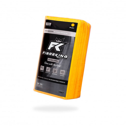 Fibre King Orange Silver Label Microfibre Cloths - 36 Pack - FK-SLMCRFBR-OR-36