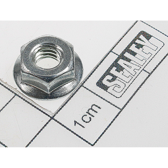 Sealey Flange nut serrated 1/4" unc(single)