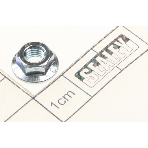 Sealey Flange nut serrated m5 zinc (single)