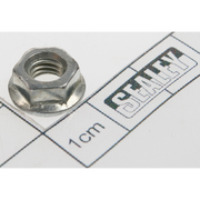 Sealey Flange nut serrated m6 zinc (single)