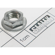 Sealey Flange nut serrated m8 zinc (single)