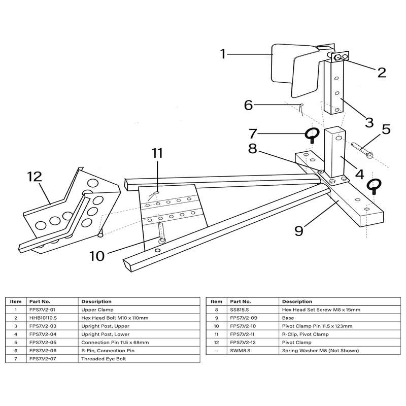 Sealey Pivot Clamp