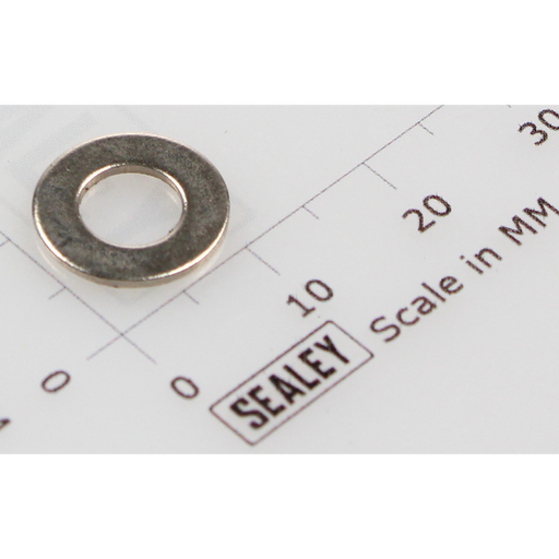 Sealey Flat Washer M6 Zinc