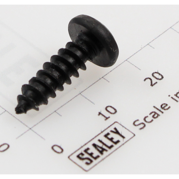 Sealey Rd head s/t screw m4 x 18 black (lsa)