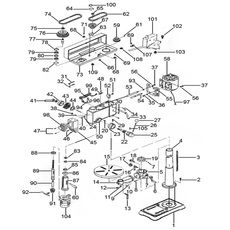 Sealey Chuck key