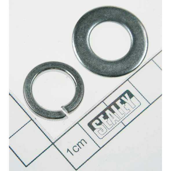 Sealey Washers plain and spring m12