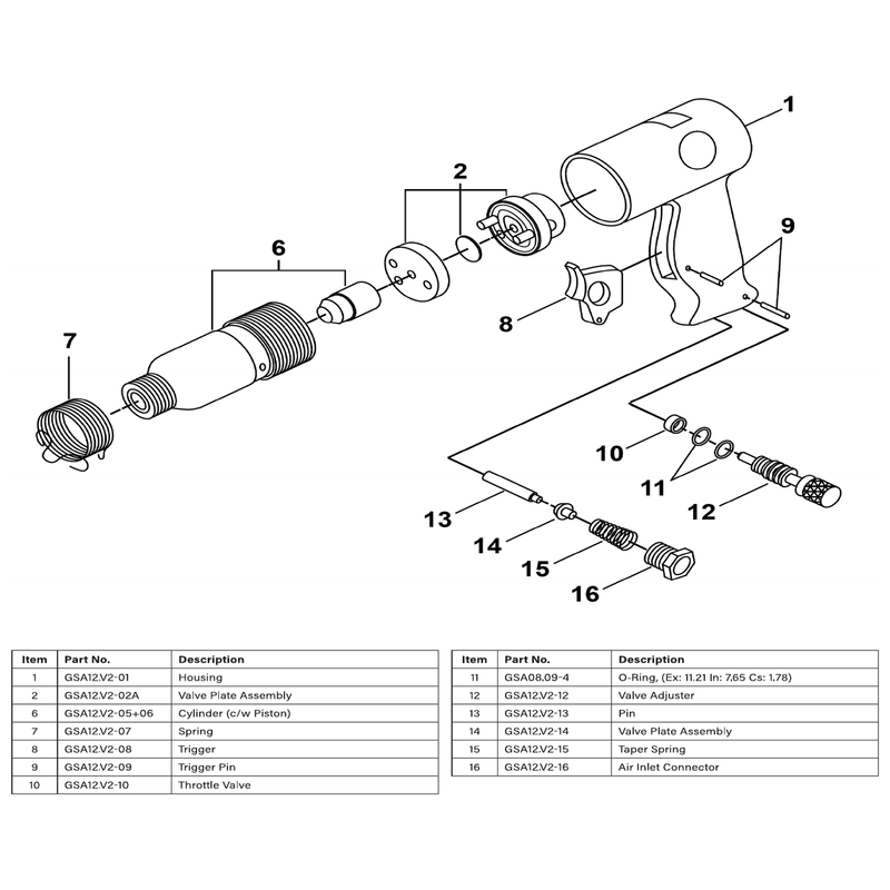 Sealey Valve Plate Assembly