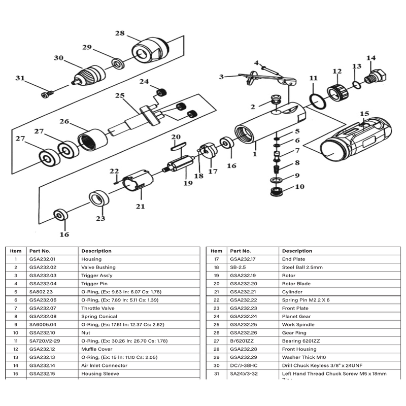 Sealey Cylinder