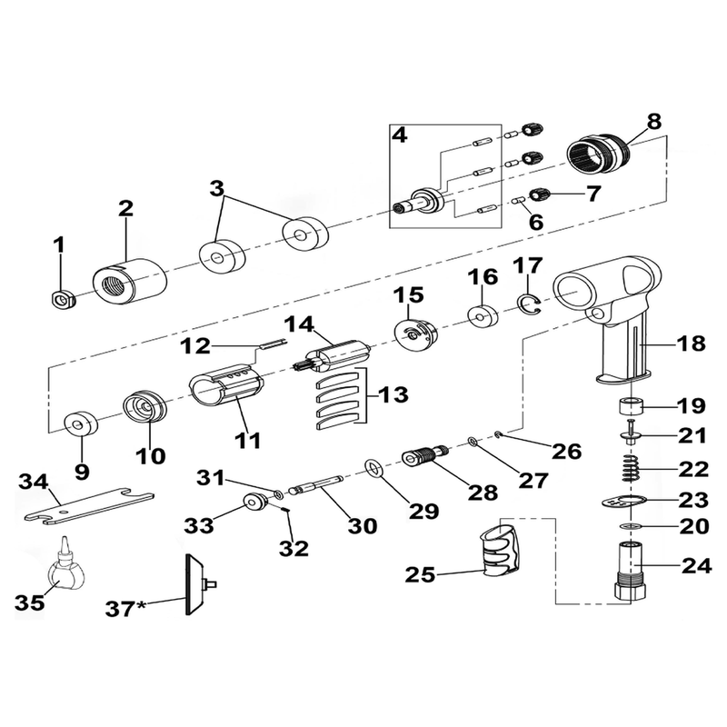 Sealey Spring pin m1.6 x 6