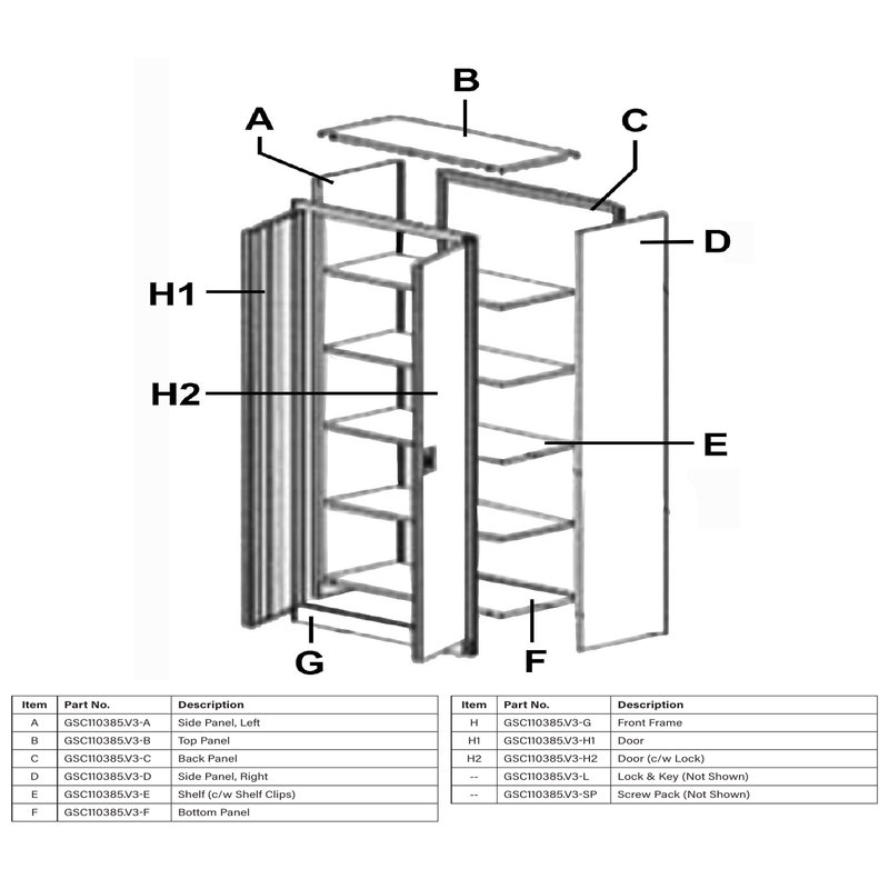 Sealey Side Panel, Right