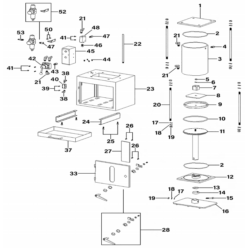 Sealey Piston rod base