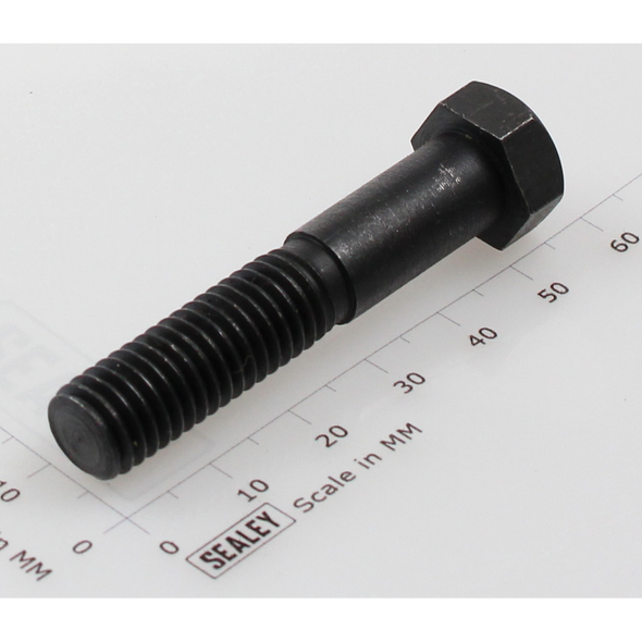 Sealey Hex head bolt m10x50mm single black