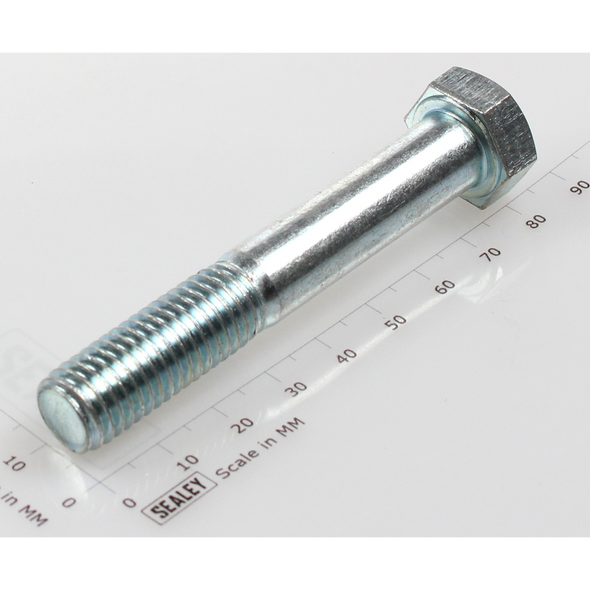 Sealey Hex head bolt m12x75mm single