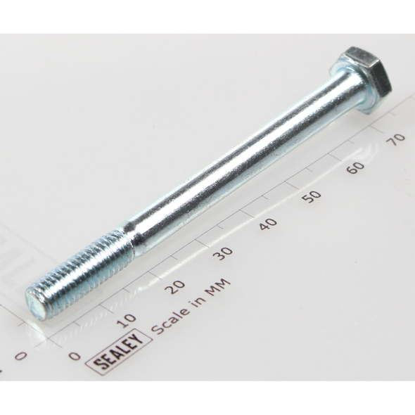 Sealey Hex head bolt m6x70mm single