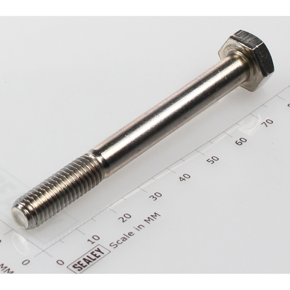Sealey Hex head bolt m8x75mm single