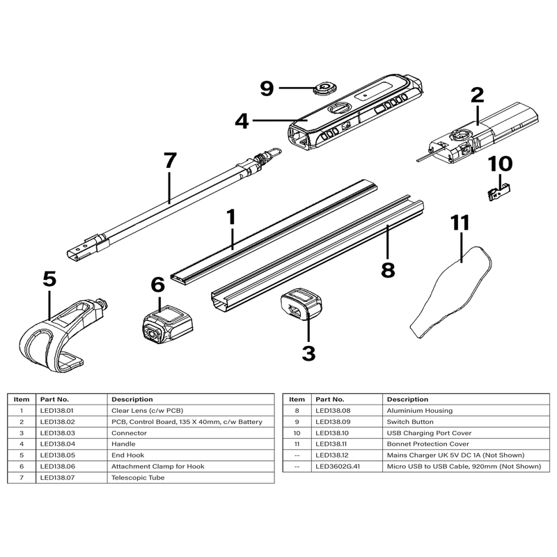 Sealey Attachment Clamp for Hook
