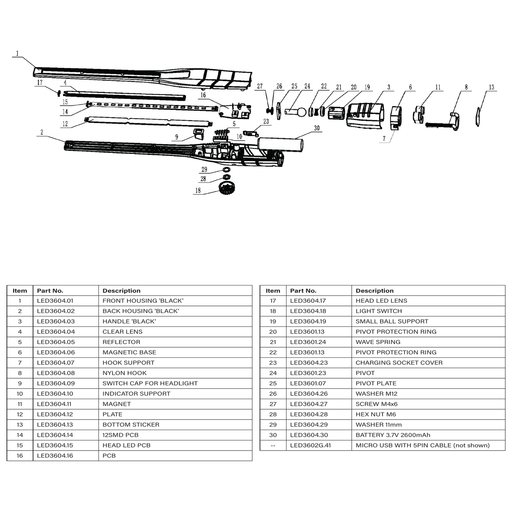 Sealey Clear lens