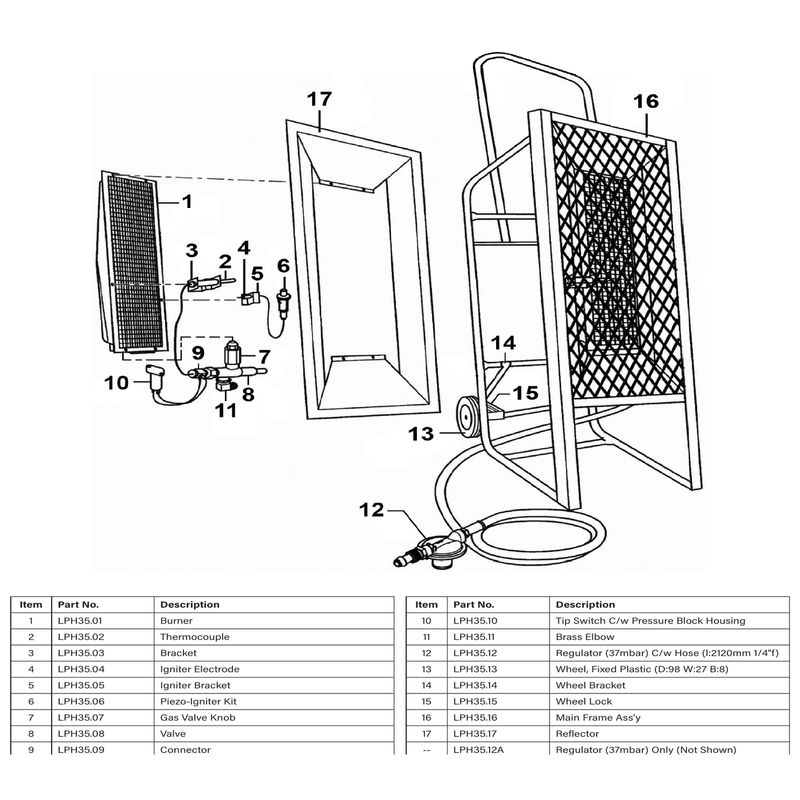 Sealey Main frame ass'y
