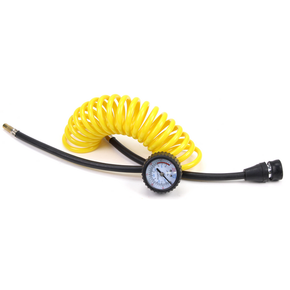 Sealey 3m ext. air hose (c/w quick connection & gauge)