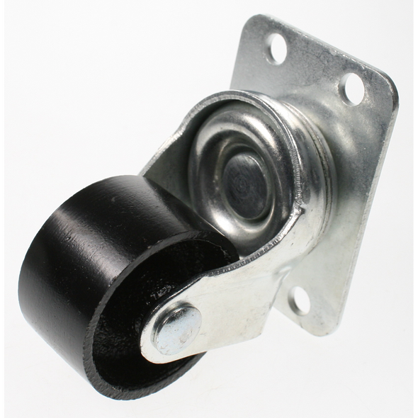 Sealey Wheel, swivel castor, 4-bolt fix (D:42 W:23 B:8 H:60)
