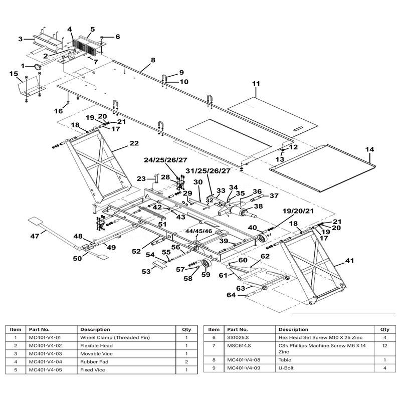 Sealey Locking bar