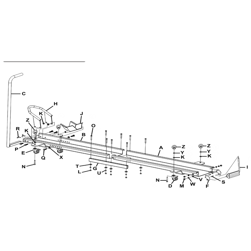 Sealey Hex Head Set Screw M10 X 60 Zinc