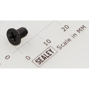 Sealey Csk phillips machine screw m4x6 black