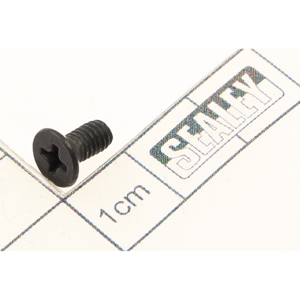 Sealey Csk phillips machine screw m4x8 black