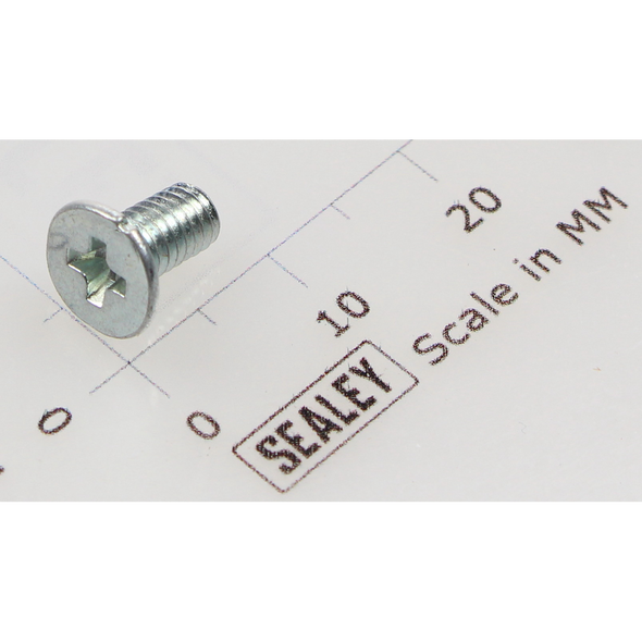 Sealey Csk phillips machine screw m4x8 (single)