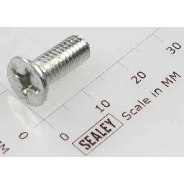 Sealey Csk phillips machine screw m6x16 (single)