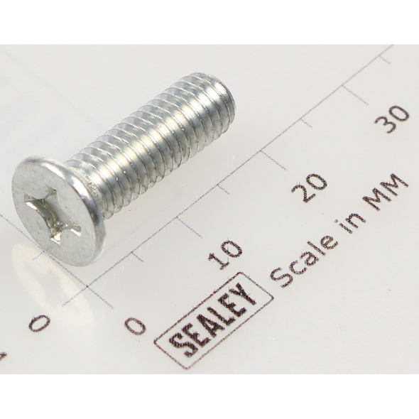 Sealey Csk phillips machine screw m6x20 (single)
