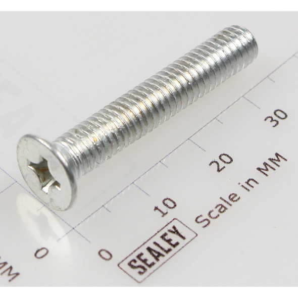 Sealey Csk phillips machine screw m6x35 (single)
