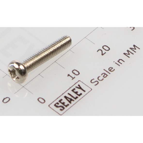 Sealey Machine screw pan head phillips m3x14mm (single)