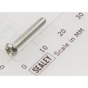 Sealey Machine screw pan head phillips m3x18mm (single)