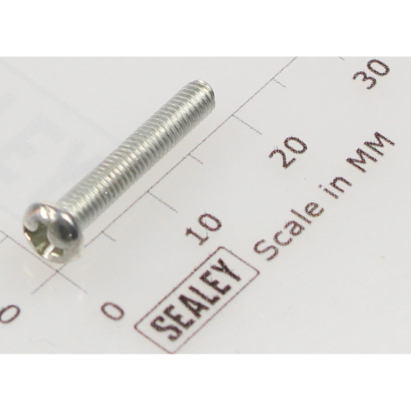 Sealey Machine screw pan head phillips m3x18mm (single)