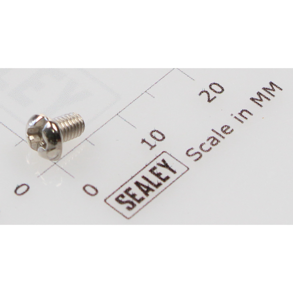 Sealey Machine screw pan head phillips m3x5mm (single)