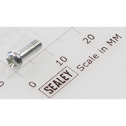 Sealey Machine screw pan head phillips m3x8mm (single)