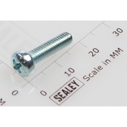Sealey Machine screw pan head phillips m4x16mm (single)