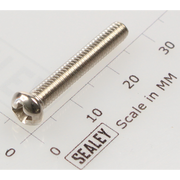 Sealey Machine screw pan head phillips m4x25mm (single)