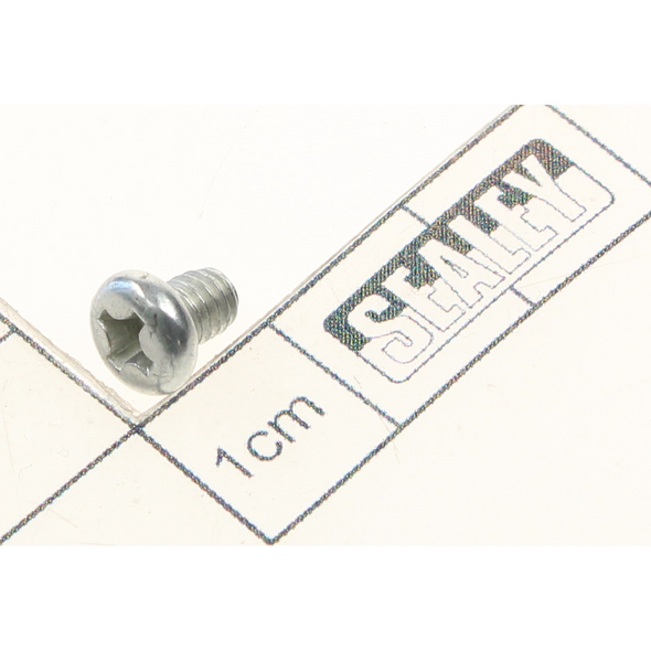Sealey Machine screw pan head phillips m4x5mm (single)