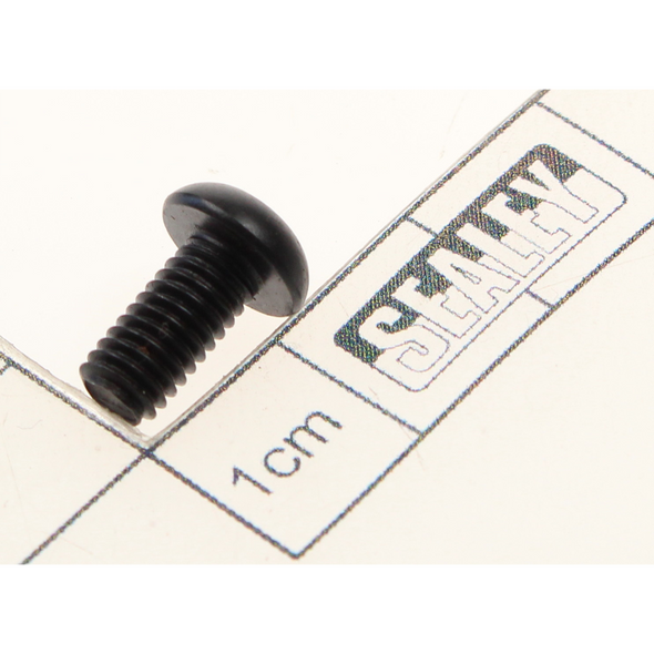 Sealey Machine screw pan head phillips m5x10mm black