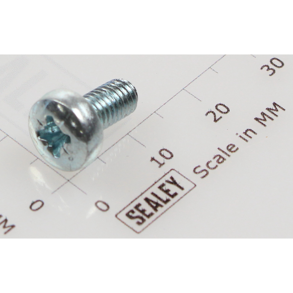 Sealey Machine screw pan head phillips m5x10mm (single)