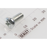 Sealey Machine screw pan head phillips m5x12mm (single)
