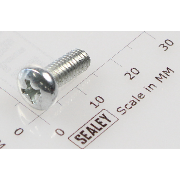 Sealey Machine screw pan head phillips m5x12mm (single)