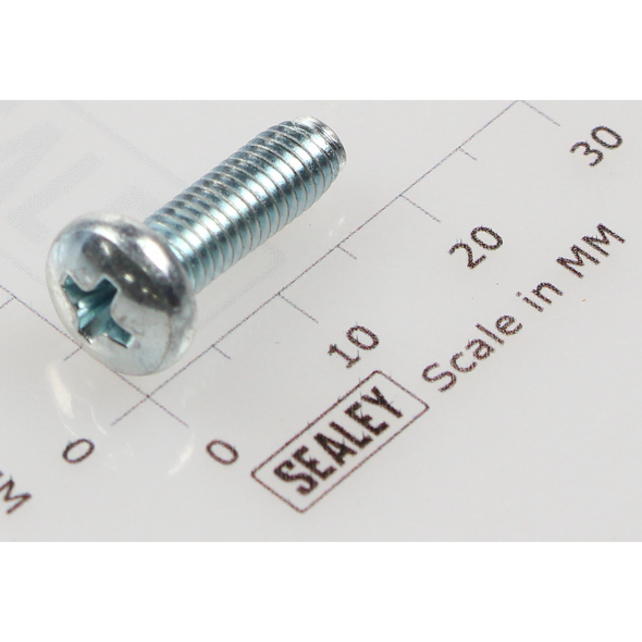 Sealey Machine screw pan head phillips m5x16mm (single)